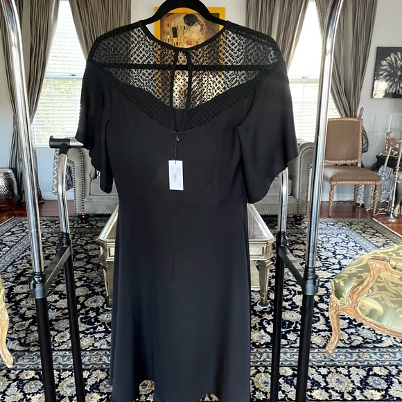 Milly Womens Jan Silk-Blend a-Line Dress size 2 with the tags - Picture 3 of 6